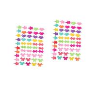 CRILSTYLEO 100 Pz tornante barrette hair clip fleuurs plasil vesito fermagli per graziose mollette per fermaglio per dei cartoni animati ornamenti per plastica