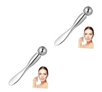 CRILSTYLEO 2 Pezzi Crema Per Gli Occhi Da Massaggio Occhio Viso Pelle Più Liscia Manuale Viso Crema Per Gli Occhi Scrub Viso Strumenti Per La Cura Della Pelle Per Il Viso Borse