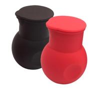 CRILSTYLEO 2 pezzi Pentola Silicone Sciogli Cioccolato e Burro Scalda Formaggio e Microonde Resistente e Facile da Pulire Accessorio Cucina Versatile per Dolci e Fonduta