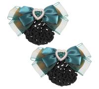 CRILSTYLEO 2 Pezzi Retina Fermagli Chignon Copri Donne Eleganti Per Settore Aereo Bancario Sofisticato Design
