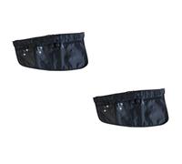 CRILSTYLEO 2 Pz forbici marsupio custodia per forbici marsupio da parrucchiere borsa a forbice borsa degli attrezzi da salone marsupio per barbiere borsa forbici da parrucchiere tela Black