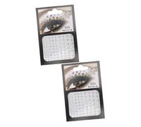 CRILSTYLEO 2 Pz gemme del corpo gemma del viso gemme viso halloween Scintilla adesivi di strass per il viso accessori per feste gioielli brillantini adesivi gemme del viso gemme per gli occhi