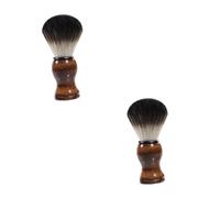 CRILSTYLEO 2 Pz Spazzola Per La Pulizia Della Barba Spazzola Per La Pulizia Da Barba Maniglie Per Pennello Da Barba Da Uomo Farsi La Barba Pennello Da Barba Da Barba Schiuma Da Barba Di Legno
