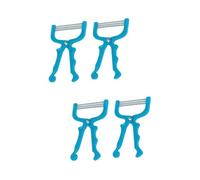 CRILSTYLEO 2 Set 2 Pezzi rimozione dei del viso epilatore manuale strumento di deshedding depilatore epilatore per pratico strumento per la rimozione dei addominali Blue