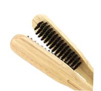 CRILSTYLEO 2pezzi Pettine Per Liscianti Con Setole Naturali Di Spazzola Ergonomica Per Donne Per Uso Domestico e Salone Strumento Per Dei e Styling Professionale