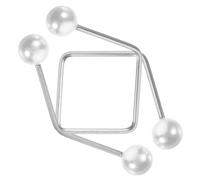 CRILSTYLEO 2pezzi Strumento Per Esercizi Facciali Creatore Di Fossette Per Sviluppare Lineamenti Naturali Facile e Leggero Allenamento Per Tutte Le Età Design e Bianca
