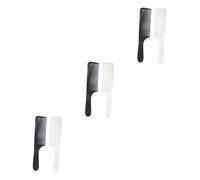 CRILSTYLEO 3 Set Di Pettini Curvi Da Barbiere Da Uomo - Pettine Da Taglio Curvo Statico Per Parrucchieri Per Stili Di Sfumatura A Punta Piatta 2 Pezzi * 3