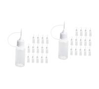CRILSTYLEO 30 Pezzi Con Bocca Appuntita, Flacone Vuoto, Punta Contagocce, Flacone Fai Da Te, Strumento Fai Da Te Per Quilling, Flacone Di Colla, Punta Per Quilling, Flacone Di Colla, Punta