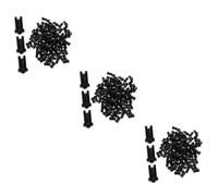 CRILSTYLEO 300 Pz Ago Antibloccaggio Flacone Colla Cerotti Sigillante Perno Per Bottiglia Di Colla Per Ciglia Bottiglia Di Colla Per Ciglia Ago Anti Intasamento Kit Cluster Di Ciglia Black Pp