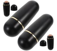 CRILSTYLEO 4 Pezzi Sfere Pietra Vulcanica Assorbimento Olio Viso Mini Ricambio Durabile Sicuro