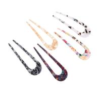 CRILSTYLEO 5 Pezzi Fermagli Forma Di U Copricapo Semplice Donna Forcine Durature Leggere Comode Indossare