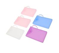 CRILSTYLEO 5 Pz Custodia Impermeabile Mini Contenitore Per La Conservazione Con Coperchio Porta Tovaglioli Contenitori Custodia Per Maschera Maschere Tasche Per Cancelleria Gel Di Silice