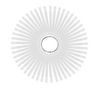 CRILSTYLEO 50 Pz bastoncini per unghie finte conico esposizione di arte del etichetta orpello adesivi display piatto di polacco per il dello smalto per unghie