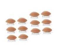 CRILSTYLEO 6 Paia Palpebre Rimovibili Di Palpebre Testa Pratica Ciglia Con Palpebre Accessorio Per La Pratica Del Trucco Palpebre Di Ricambio Per Manichino Frustata Gel Di Silice