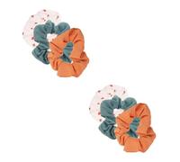 CRILSTYLEO 6 Pz Anello per hairdo barrette hair bow corde per corde per legare i cravatta per a coda di cavallo elastico per color tessuto