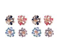 CRILSTYLEO 8 Pcs Piccole Clip Di Clip Di Perle Per Frangia Dei Clip Di Clip Di Di Strass Clip Di Per Le Donne Delle Donne Clip Di Mini Clip