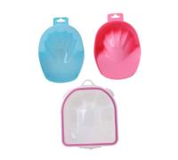 CRILSTYLEO Ciotola per La Rimozione del Gel per Unghie Set da 4 Pezzi per Trattamenti di Manicure Ammorbidente per Cuticole E delle Unghie.
