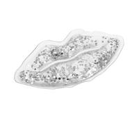 CRILSTYLEO Confezione Di Raffreddamento in Gel A Forma Di Labbra Di Piccole Dimensioni Con Decorazione Di Paillettes Confezione Di Impacco Freddo Maschera Per Gli Occhi Rinfrescante