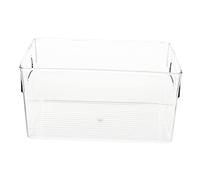 CRILSTYLEO Contenitore Plastica Trasparente Multifunzione per Libri e Documenti Organizer Scuola e Casa Box Portadocumenti Robusto Camera e Biblioteca