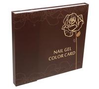CRILSTYLEO Espositore Per Unghie Con Spazi Catalogo Per Campioni Gel e Smalti Per Nail Art Per Salone e Manicure Strumento Visualizzazione Colori Unghie