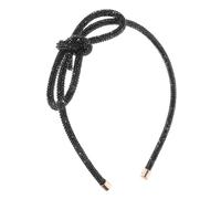CRILSTYLEO Fascia Per Con Strass e Fiocco Accessorio Nuziale Elegante Per Spose e Ragazze Decorazione Versatile Per Cerimonie e Feste