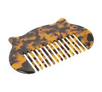 CRILSTYLEO Pettine Antistatico in Acetato Di Fogli Design A Orecchie Di Gatto Piccolo E Leggero Per Ricci E Bagnati Districante E Portatile Per Donna E Parrucchiere