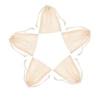 CRILSTYLEO Sacchetto Di Sapone Per Uso Schiumogeno in Rete Coulisse 5 Pezzi Riutilizzabili Viaggi Cura Della Pelle Creare Bolle Di Doccia