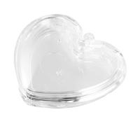 CRILSTYLEO Scatola da imballaggio a forma di cuore organizer per palette di ombretti arredamento storage box make up valigetta make up mini astuccio per cipria contenitore per il trucco vuoto