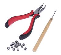 CRILSTYLEO Set Di Pinze Per Extension Aghi Estrazione Micro Anelli Accessori Strumenti Domestic Use