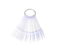 CRILSTYLEO Set Di Punte Per Unghie 2 Confezioni Di Piastre Per Unghie A Forma Di Ventaglio 40 Pezzi Per Set Tavole Per Esercitarsi Con Lesposizione Dello Smalto