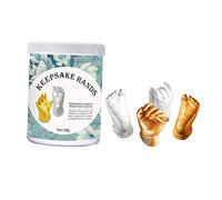 CRILSTYLEO Set Kit Per Calchi Piedi in Gesso Per Ragazzo Ragazza Strumento Di Calco Per Momenti Preziosi