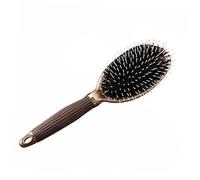 CRILSTYLEO Spazzola Per Massaggio Setole Naturali E Nylon Pettine Massaggiante Per Lisci E Ricci Design Che Aumenta Circolazione E Sonno