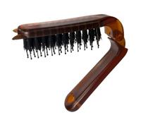CRILSTYLEO Spazzola Pieghevole Massaggiante Per Pettine Tascabile Compatto Per Acconciature Viaggio Design Elegante e Pratico Per Uomini e Donne Trasparente Per Uso Domestico e Professionale
