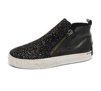 Crime B2174 Sneaker Donna Ibiza Scarpa Nero Strass Shoe Woman [36]