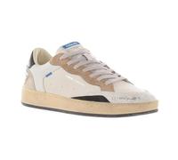 Crime London, Chelsea, Scarpe Sneaker, Moda Fashion (White Black Beige, Sistema Taglie Calzature EU, Adulto, Numero, Media, 41)