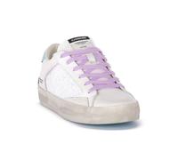 Crime London - Sneaker Bianco/platino art.SK8 DELUXE BIANCO/PLATINO 39