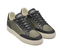 Crime London, Eclipse, Scarpe Sneaker Pelle, Moda Fashion (Miltary Black, Sistema Taglie Calzature EU, Adulto, Numero, Media, 43)