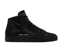 Crime London Kane Dusty Black 10830 sneaker alta uomo in pelle nera con zip