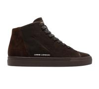 Crime London Kane Dusty Brown 10831 sneaker alta uomo in pelle marrone con zip
