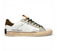 Crime London Man Sneakers Distressed Military Green