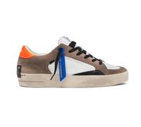 Crime London, SK8 Deluxe, Scarpe Sneaker Skate Pelle, Moda Fashion (Coconut Multi, Sistema Taglie Calzature EU, Adulto, Numero, Media, 45)