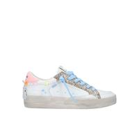 Crime London - Sneaker Bianco/platino art.SK8 DELUXE BIANCO/PLATINO 38