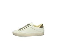 Crime London Sneaker da Uomo Distressed Bianca e Verde Cactus - 1400 1PP7B - Taglia 41
