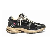Crime London Sneaker Donna Fugitive Nera Effetto Vintage