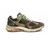 Crime London Sneaker Uomo Fugitive Verde Militare e Lime