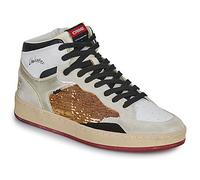 Crime London Sneakers alte CHELSEA MID in Bianco 38