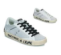 Crime London Sneakers basse DISTRESSED in Argento 37