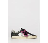 CRIME LONDON Sneakers Deconstructed x Playboy in pelle e cavallino con strass 38 Nero