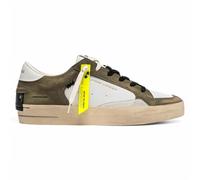 Crime London Sneakers Low Sk8 Deluxe White And Green - Bianco, 43