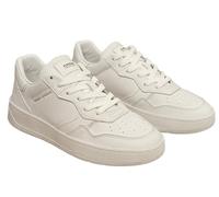 Crime London, Timeless Low Top, Scarpe Sneaker Pelle, Moda Fashion (White, Sistema Taglie Calzature EU, Adulto, Numero, Media, 40)